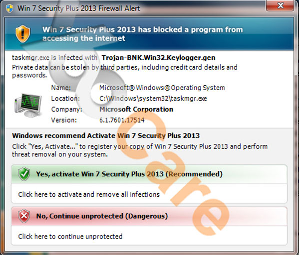 Win-7-Security-Plus-2013-Firewall-Alert