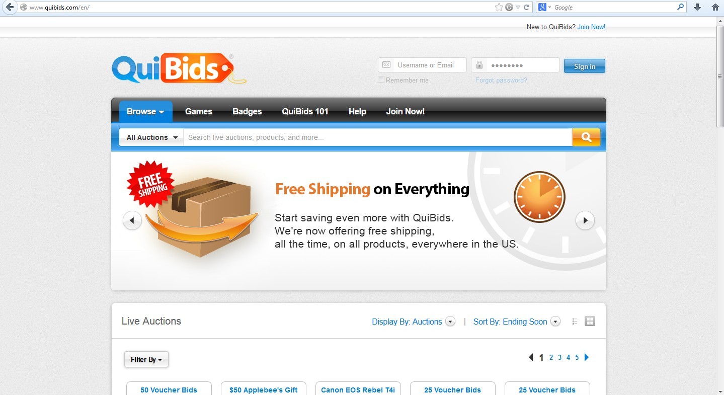 Quibids.com Redirect