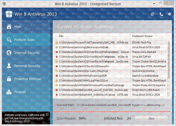 WIN8 Antivirus 2013