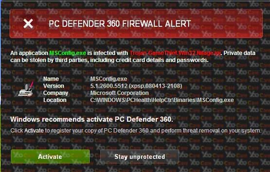 PC-defender-360 Firewall Alert -C