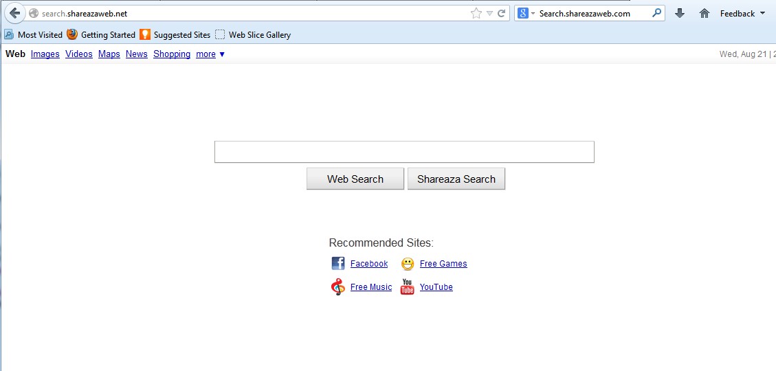 Search.shareazaweb.com Redirect