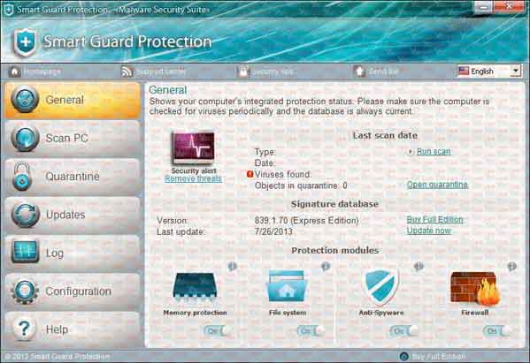 Fake Smart-Guard-Protection Virus