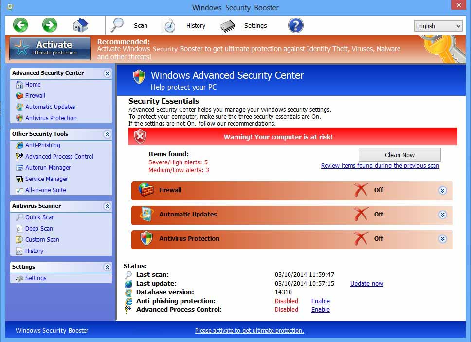 Windows Security Booster