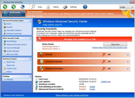 Watchdog Anti-Virus 1.6.413 for windows download free