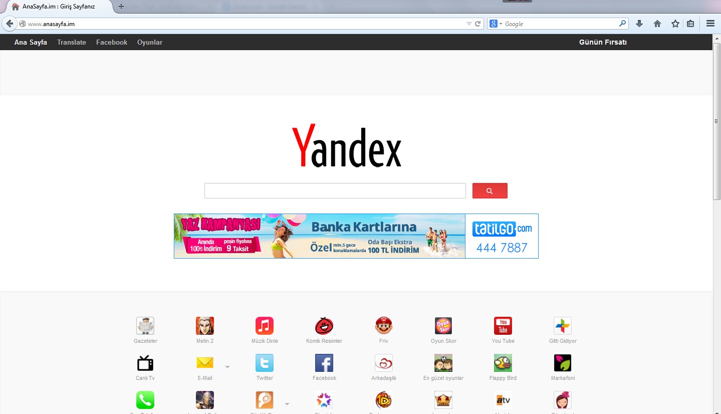 Www.anasayfa.im Browser Hijacker