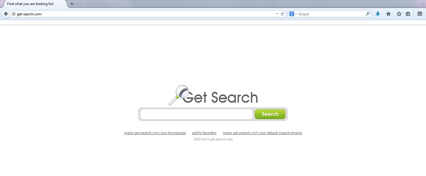 Get-Search.com Browser Hijacker