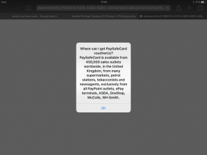 iPad iPhone internet scam message blocking