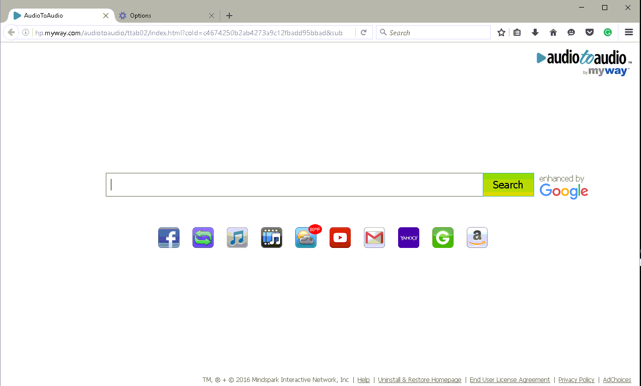 Audio to Audio Toolbar by My Way
