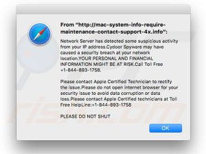 mac malware alert