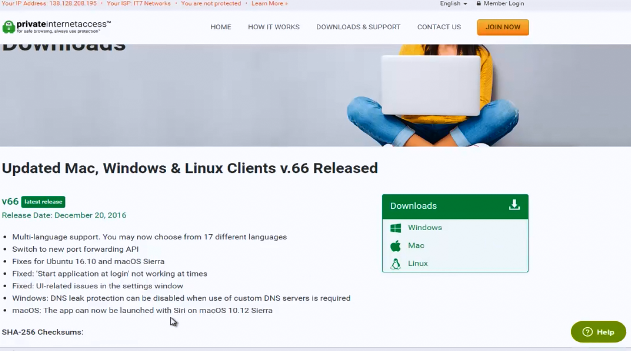 private internet access vpn free review