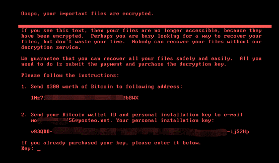 300 bitcoin ransomware