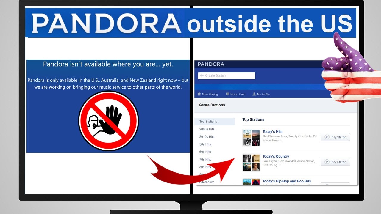 download pandora app outside us