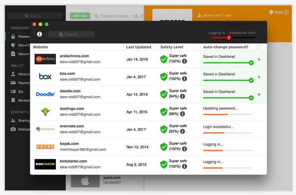 issues updating dashlane for mac