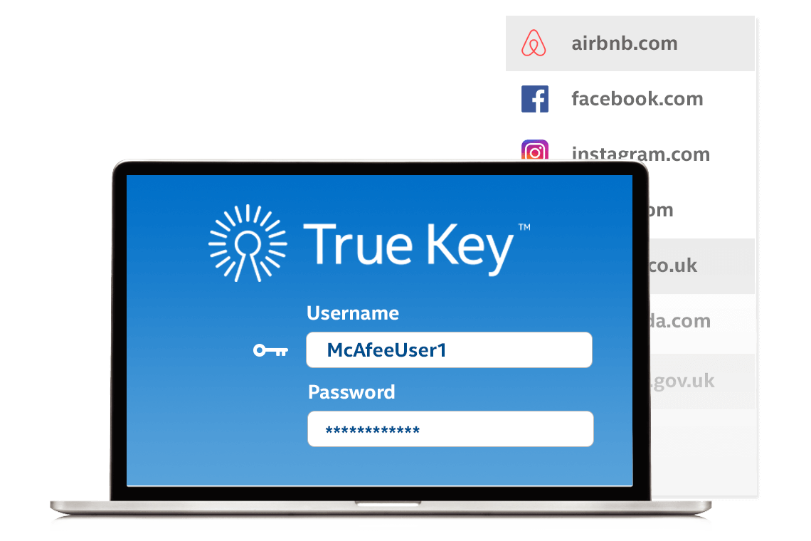 App key. Тру Кей. True Key logo. True.com.