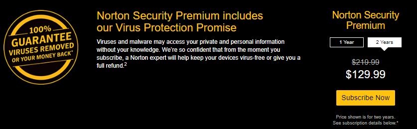 norton security premium coupons