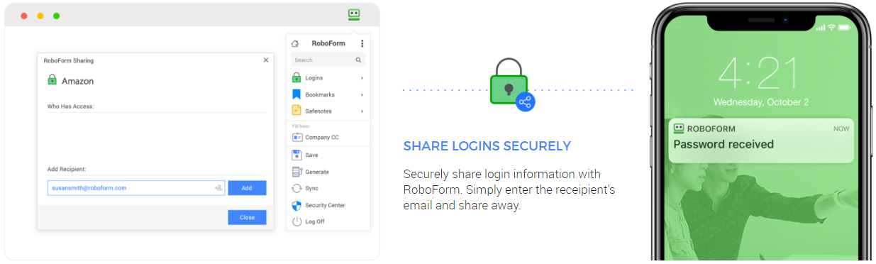 how do i view password in roboform for mac