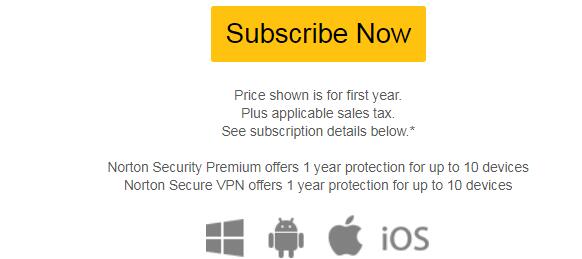 norton security premium coupon