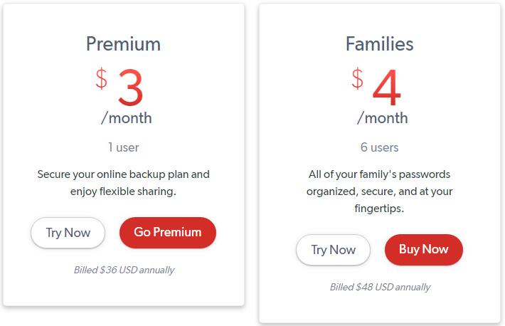 lastpass families vs premium