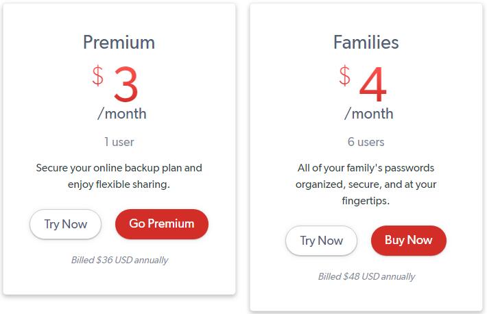 lastpass family vs teams