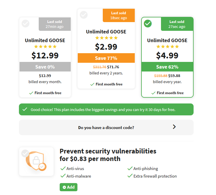 Goose Vpn Discount Code 84 Off Coupon 2020 Yoocare How To Images, Photos, Reviews