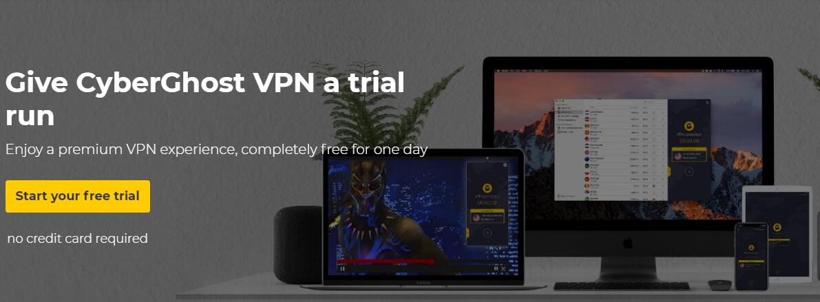 free trial cyberghost vpn