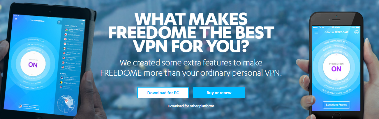 F-Secure Freedome VPN 2.69.35 for windows download free