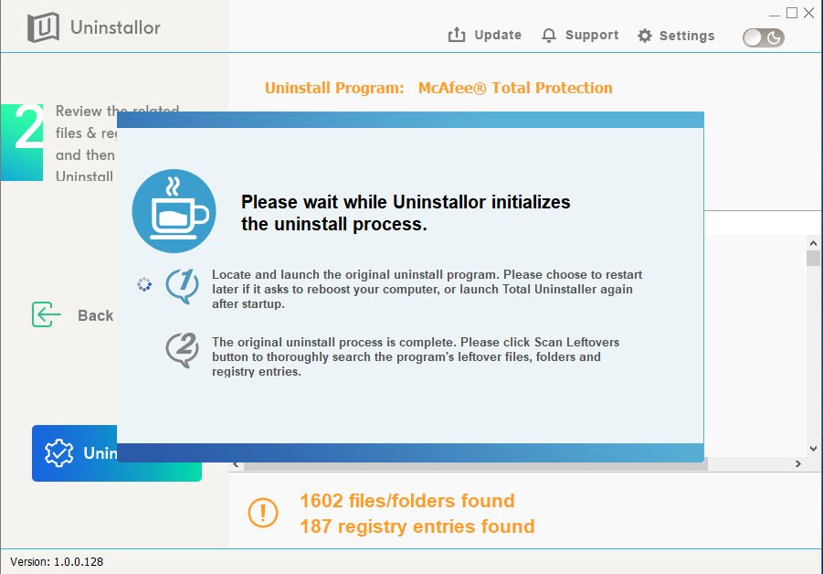 mcafee uninstall tool labtech