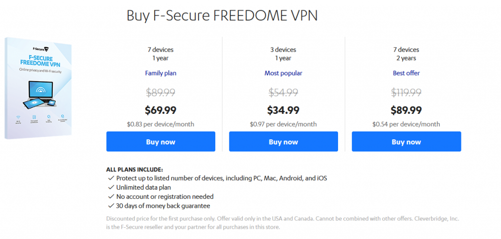 f secure freedome vpn code