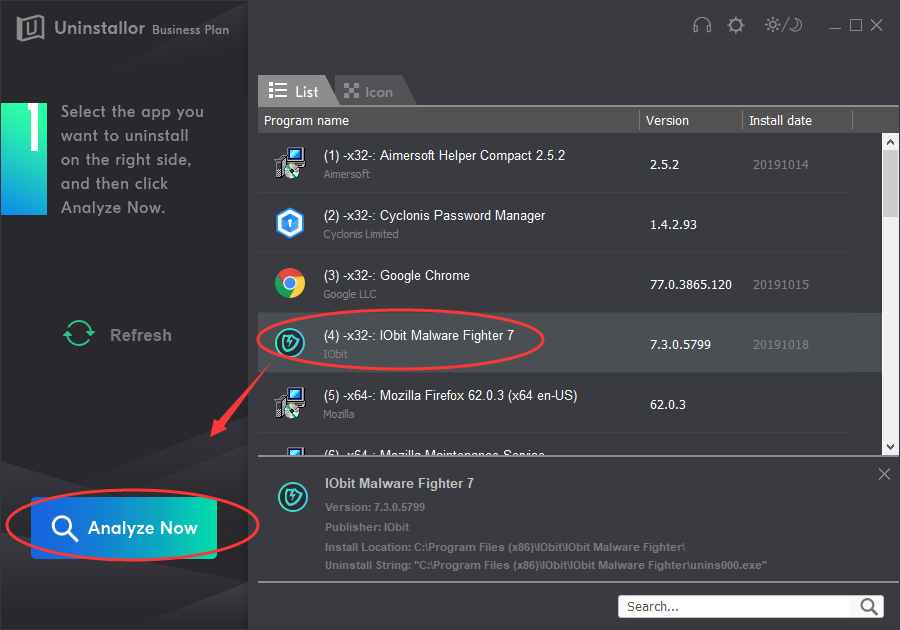 download the new version IObit Malware Fighter 10.3.0.1077