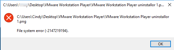 how to uninstall vmware player