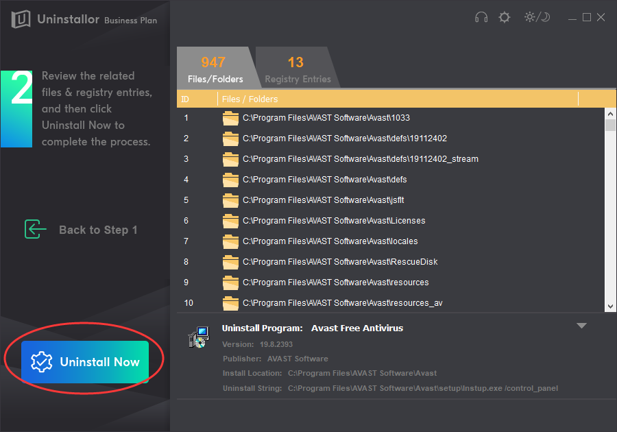 how to uninstall avast antivirus on my pc