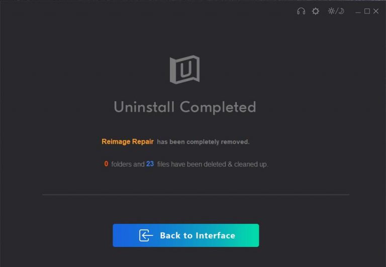 how to uninstall reimage cleaner